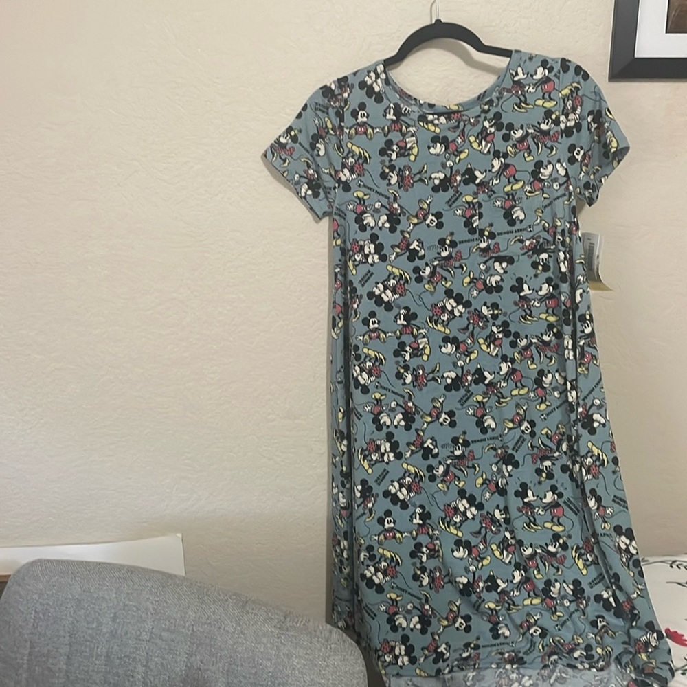 LuLaRoe Disney print Carly dress